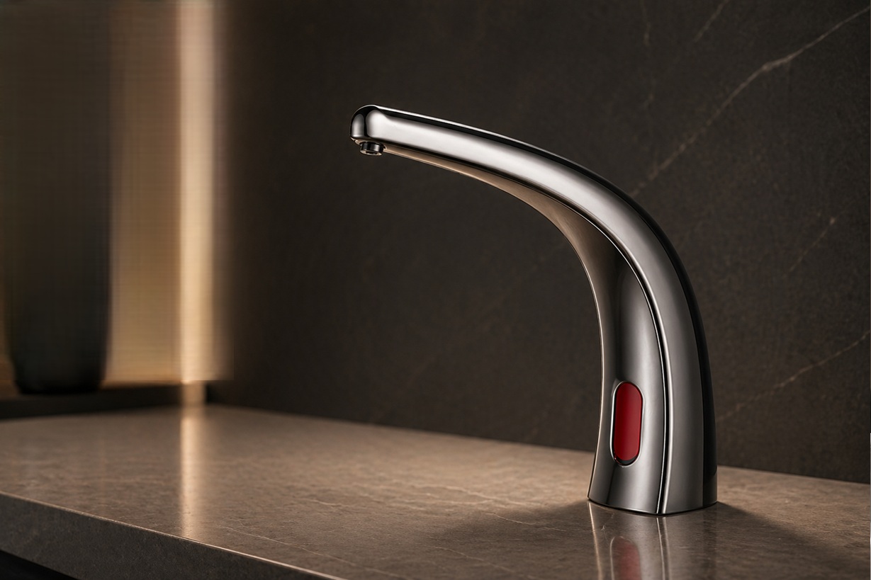 Brushed Nickel Soap Dispenser for commercial restrooms and upscale residential settings